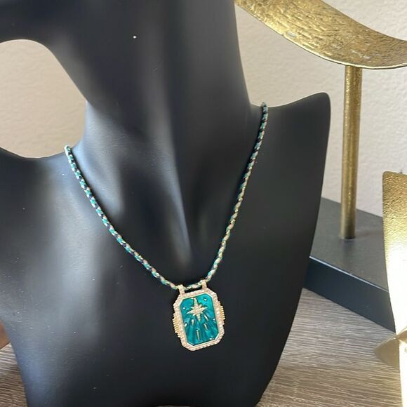 Blue star Pendant Necklace N1050 - Picture 4 of 4